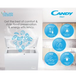 Candy Chest Freezer CHCH 350 LEG