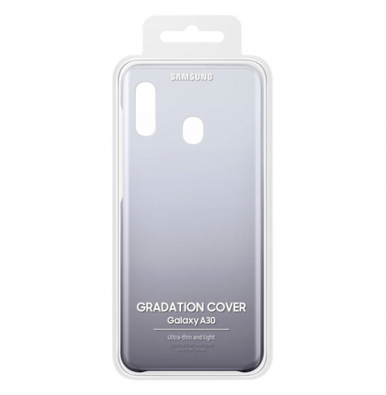 Samsung Galaxy A30 Gradation Cover Black EF-AA305CBEGWW