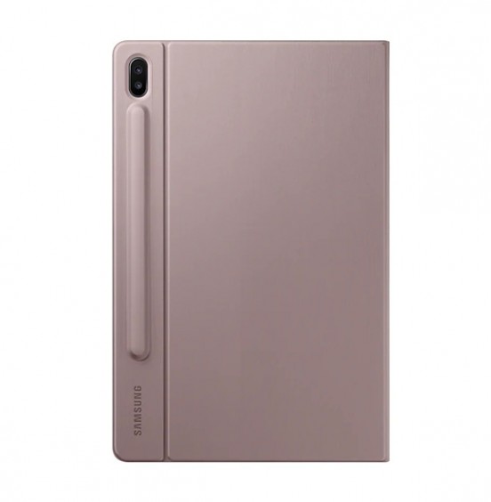 Tab S6 Book Cover Brown