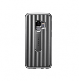 Samsung S9 Protective Standing Cover - Silver EF-RG960CSEGWW