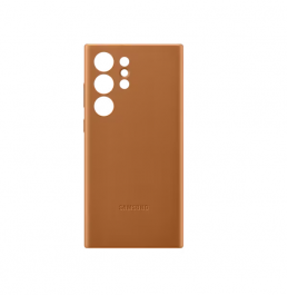 Samsung S23 Ultra Leather Cover Camel - EF-VS918LAEGWW