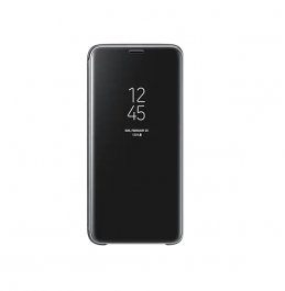 Samsung S9 Clear View Standing Cover - Black EF-ZG960CBEGWW