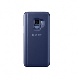 Samsung S9 Clear View Standing Cover - Blue EF-ZG960CLEGWW