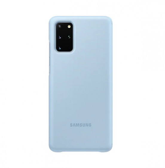 S20+ Clear View Cover Blue