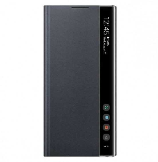 Note 10 Clear view cover Black