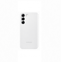 Samsung S22 Smart Clear View Cover White EF-ZS901CWEGWW