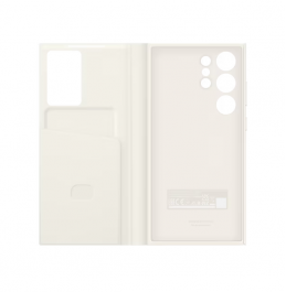 Samsung S23 Ultra Smart View Wallet Case Cream - EF-ZS918CUEGWW