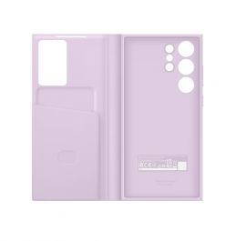 Samsung S23 Ultra Smart View Wallet Case Lavender - EF-ZS918CVEGWW