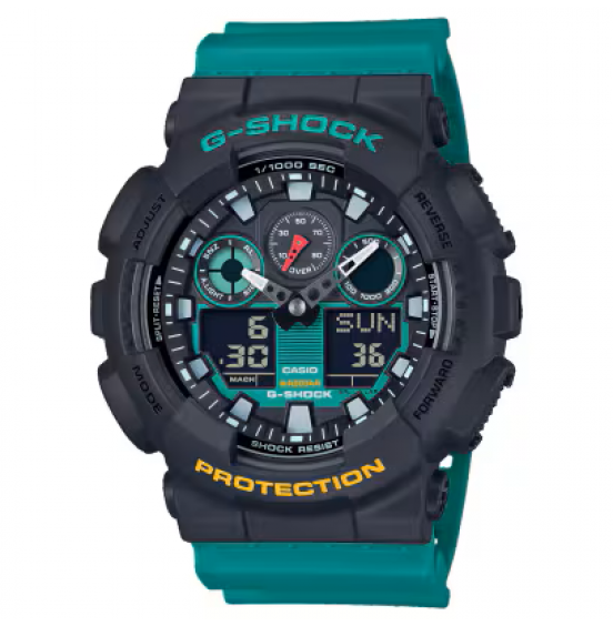 CASIO G-SHOCK ANALOG-DIGITAL GA-100 SERIES GA100MT-1A3