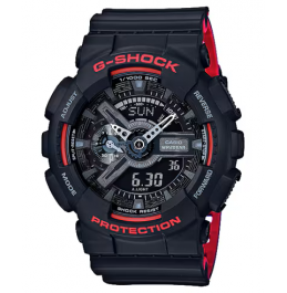CASIO G-SHOCK ANALOG-DIGITAL GA-110 SERIES GA-110HR-1A