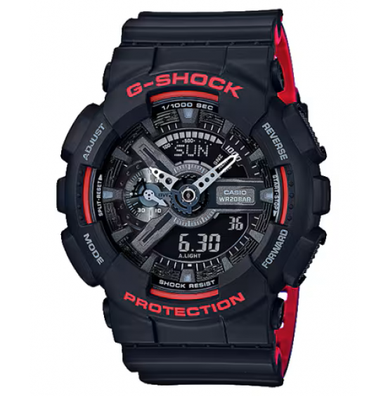 CASIO G-SHOCK ANALOG-DIGITAL GA-110 SERIES GA-110HR-1A