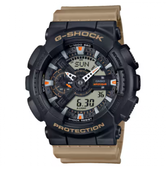 CASIO G-SHOCK ANALOG-DIGITAL 110 SERIES GA-110TU-1A5