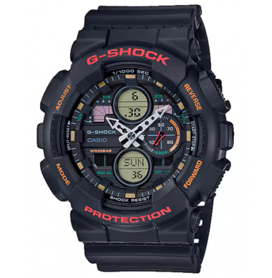 CASIO G-SHOCK ANALOG-DIGITAL GA-140 SERIES GA-140-1A4