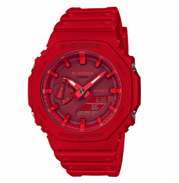 Casio G-Shock Standard Analog Digital Watch Red GA2100-4A