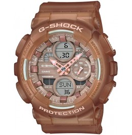 Casio G-Shock, Standard Analog - Digital GMAS140NC-5A2 Watch Brown