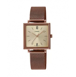 Casio Ladies Watch Water Resistant Rose Gold LTPE155MR-9B Casio Ladies Watch Water Resistant Rose Gold LTPE155MR-9B