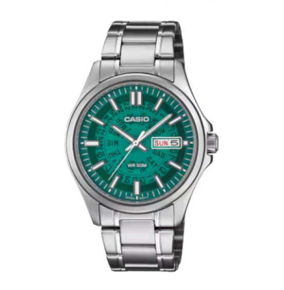 CASIO Vintage MTPE740-3A - Analogue Day-Date Watch