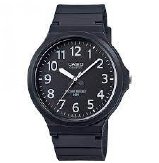 Casio General Lineup Standard Analog MW240-1B Watch Black