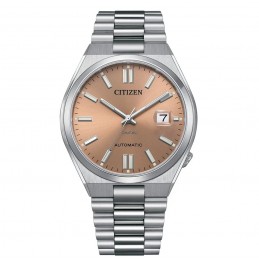 CITIZEN AUTOMATIC GENTS WATCH PANTONE WARM SAND DIAL - NJ0158-89Y