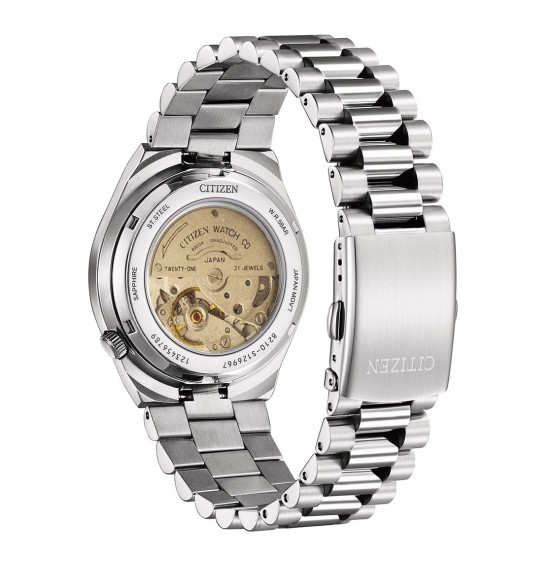 CITIZEN AUTOMATIC GENTS WATCH PANTONE WARM SAND DIAL - NJ0158-89Y