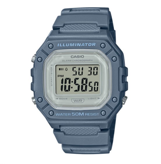Casio General Lineup Youth Digital Watch Blue W218HC-2A